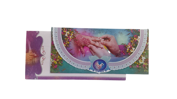 Elegant Ring Ceremony Wedding Invitation Card - 1027