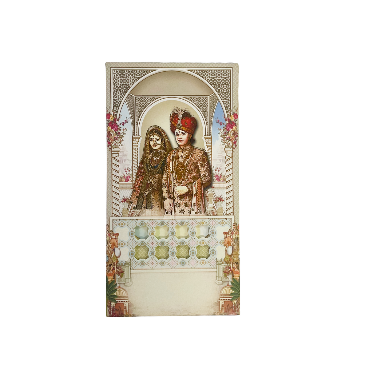 Traditional Bride & Groom Invitation Card - 2510