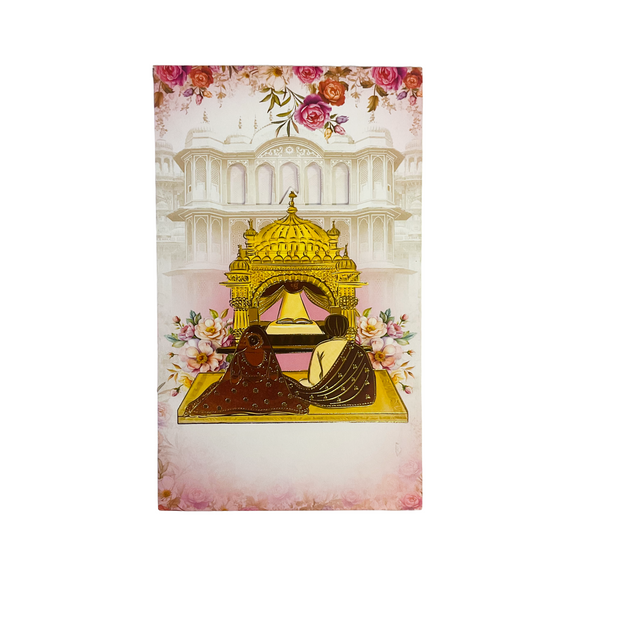 Elegant Punjabi Anand Karaj Wedding Invitation - 2515