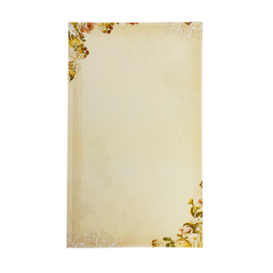 Elegant Couple & Floral Design Wedding Card - 2516