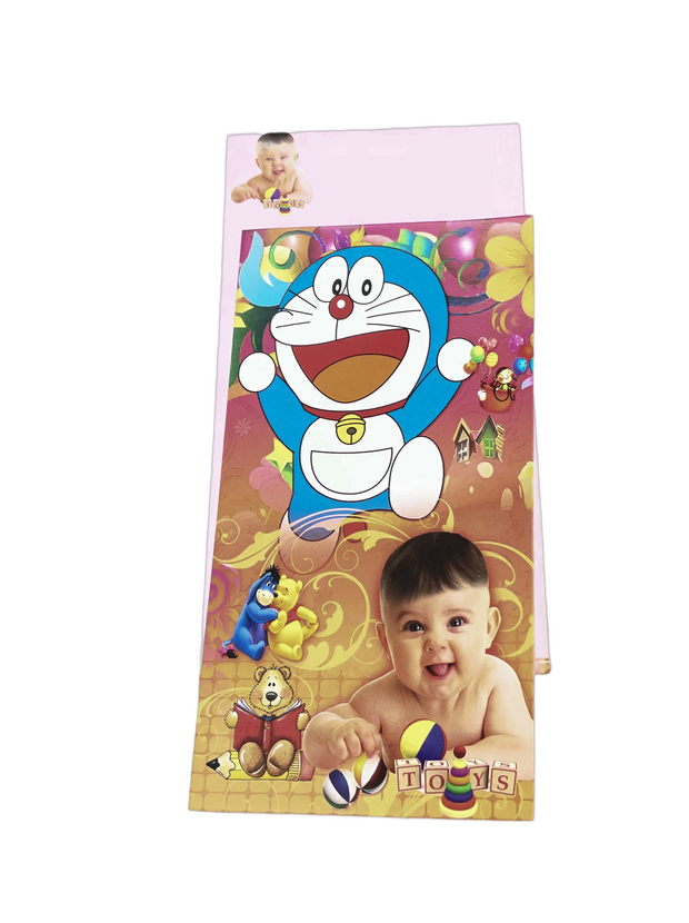 Doraemon Baby Birthday Invitation Card - 3041