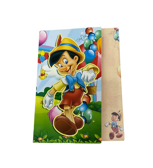 Pinocchio Cartoon Birthday Invitation Card - 9002 (small)