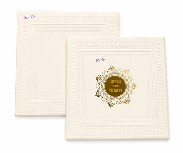 Gold Foil Wedding Card - AC-058