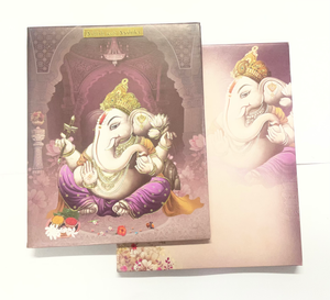 Luxury Lord Ganesha Wedding Invitation Box - AC-459