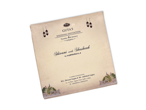 Regal Peacock Wedding Invitation with hi-punch - AC-528