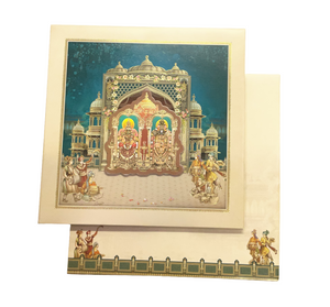 Divine Ganesha or Tirupati Balaji Wedding Invitation Card - AC-541