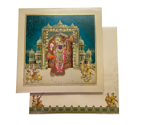 Divine Ganesha or Tirupati Balaji Wedding Invitation Card - AC-541