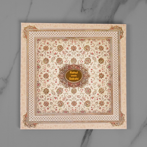 Elegant Floral Wedding Invitation Card - AC-544