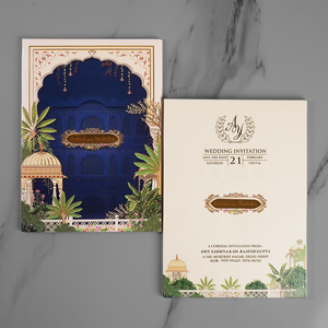 Traditional Heritage Wedding Invitation Card - AC-549