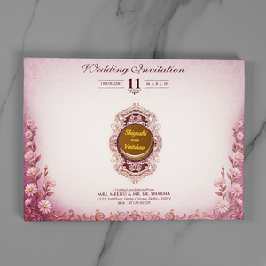 Luxury Floral Wedding Invitation Card - AC-553