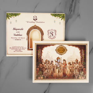 Ram Sita Wedding Invitation Card - AC-554