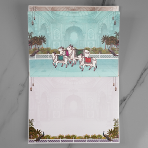 Royal Elephant Wedding Invitation Card - AC-556