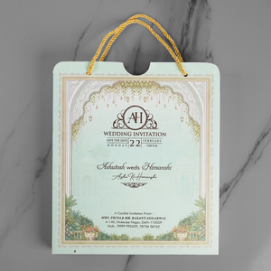 Royal Bride Groom Wedding Invitation Card - AC-560