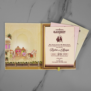 Traditional Couple Wedding Invitation Card - AC-575