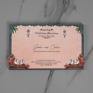 Royal Palace Wedding Invitation Card - AC-581