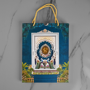 Royal Peacock Palace Wedding Invitation Card - AC-585