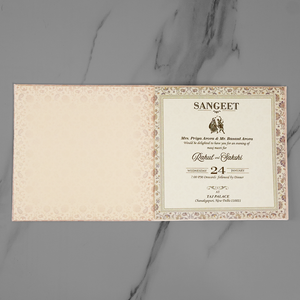 Elegant Floral Wedding Invitation Card - AC-544
