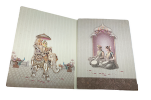 Royal Traditional Couple Wedding Invitation Card - DK-111