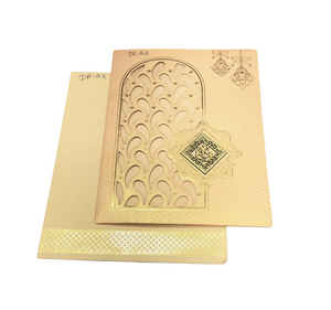Elegant Gold Wedding Invitation Card - DR-022