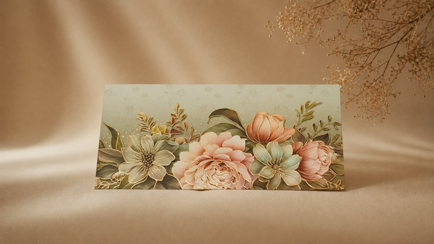 Bloom Floral Envelope - E111