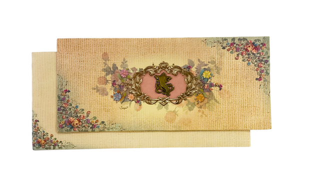 Floral Wedding Invitation Card - GK-011