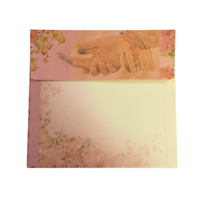 Elegant Floral Couple Wedding Invitation - GK-017