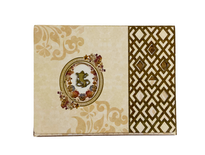 Elegant Traditional Floral Wedding Invitation - GL-004
