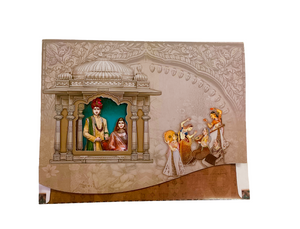 Royal Rajasthani Heritage Wedding Invitation - GL-008