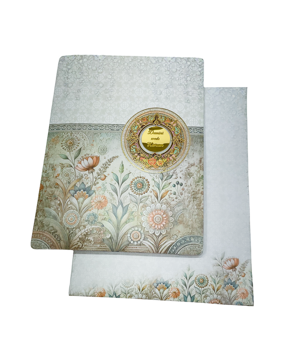 Pastel Floral Luxury Wedding Card - IPL-006