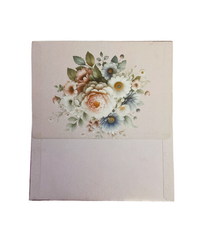 Pastel Floral Embossed Wedding Invitation - IPL-007 FO