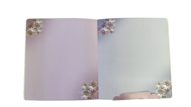 Pastel Floral Embossed Wedding Invitation - IPL-007 FO