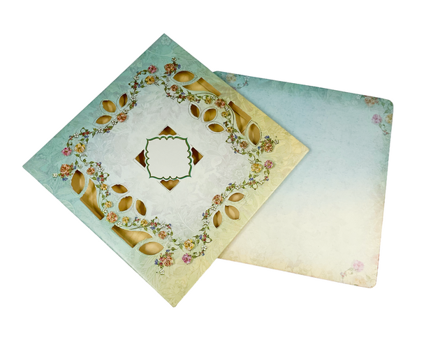 Elegant Floral Wedding Invitation Card - PM-005