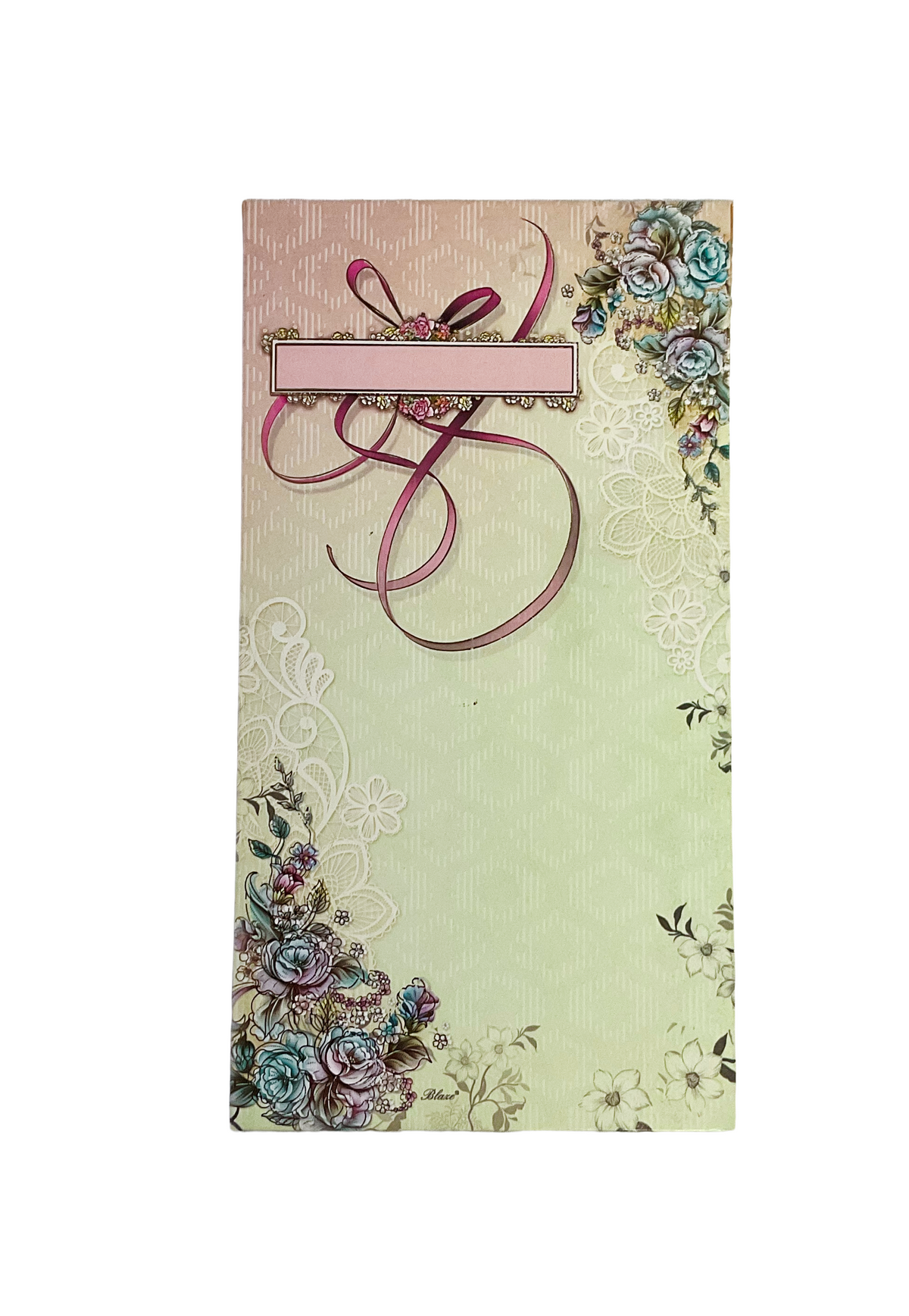 Elegant Floral Pastel Wedding Invitation Card - PM-025