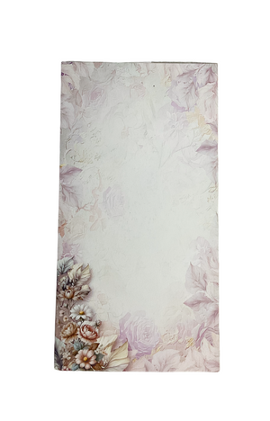 Elegant Lavender Floral Wedding Invitation Card - PM-049