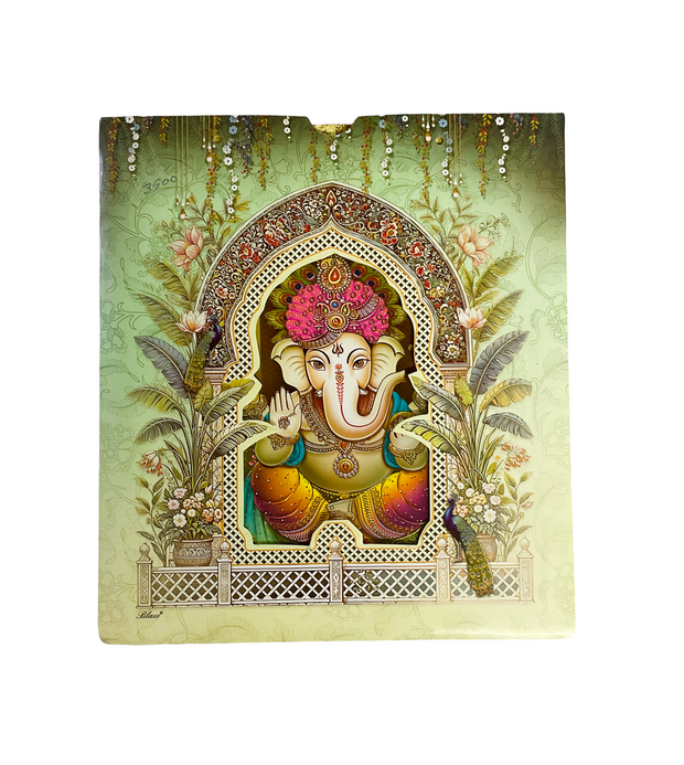 Royal Ganesha Traditional Wedding Invitation Card - R-012