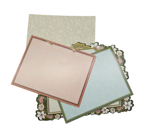 Elegant Floral Wedding Invitation Card - SH-105 With Gatta