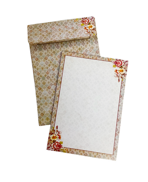 Classic Floral Pattern Wedding Invitation Card - SP-002