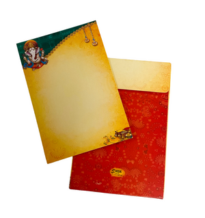 Traditional Ganesha Wedding Invitation Card - SP-004